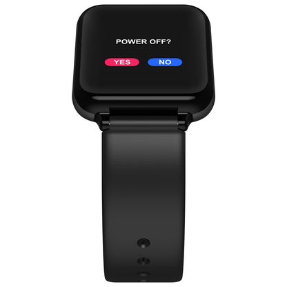 Ceas Smartwatch Fitness BestTime Hero Black, 1.3 inch Full Touch Screen, Control complet al sanatatii, Monitorizare somn, Cronometru, GPS, Photo Control, Reglarea luminozitatii ecranului, Functie Anti-Lost, Negru