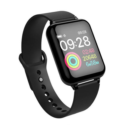 Ceas Smartwatch Fitness BestTime Hero Black, 1.3 inch Full Touch Screen, Control complet al sanatatii, Monitorizare somn, Cronometru, GPS, Photo Control, Reglarea luminozitatii ecranului, Functie Anti-Lost, Negru