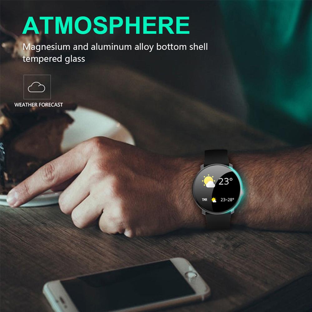SmartWatch New M31 idealSTORE, Ecran Tactil 1.3 inch, Notificari Apeluri si Mesaje, Compatibil iOS/Android, Monitorizare Ritm Cardiac, Masurare Tensiune Arteriala, Autonomie Ridicata, Pedometru, Calcul Calorii, Design Compact