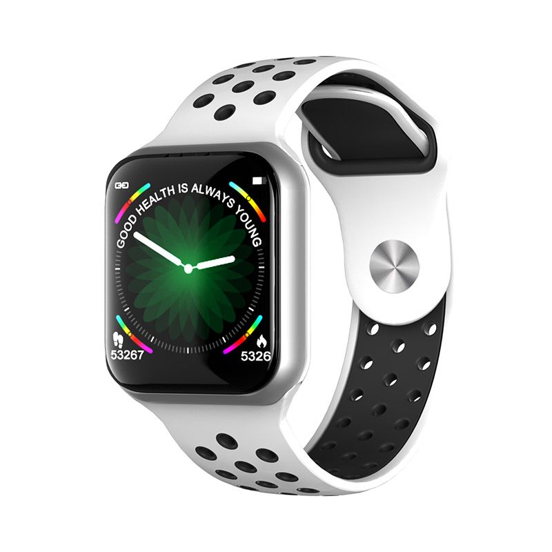 Ceas SmartWatch FORCE Sport8, Display TFT 1.3 inch, Monitorizarea frecventei cardiace si a somnului, Senzor si pedometru 3D pentru a masura pasii, caloriile arse, Functie Anti-Lost, Compatibilitate Andoid/iOS, Alb-Negru
