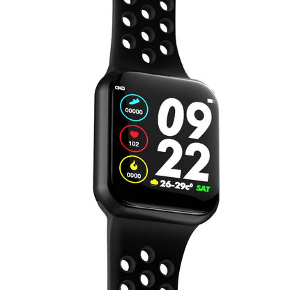 Ceas SmartWatch FORCE Sport8, Display TFT 1.3 inch, Monitorizarea frecventei cardiace si a somnului, Senzor si pedometru 3D pentru a masura pasii, caloriile arse, Functie Anti-Lost, Compatibilitate Andoid/iOS, Negru