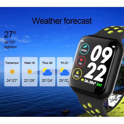 Ceas SmartWatch FORCE Sport8, Display TFT 1.3 inch, Monitorizarea frecventei cardiace si a somnului, Senzor si pedometru 3D pentru a masura pasii, caloriile arse, Functie Anti-Lost, Compatibilitate Andoid/iOS, Negru-Verde