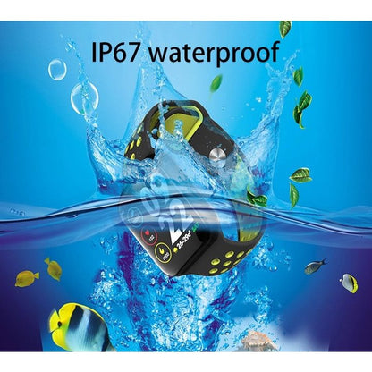 Ceas SmartWatch FORCE Sport8, Display TFT 1.3 inch, Monitorizarea frecventei cardiace si a somnului, Senzor si pedometru 3D pentru a masura pasii, caloriile arse, Functie Anti-Lost, Compatibilitate Andoid/iOS, Negru-Verde