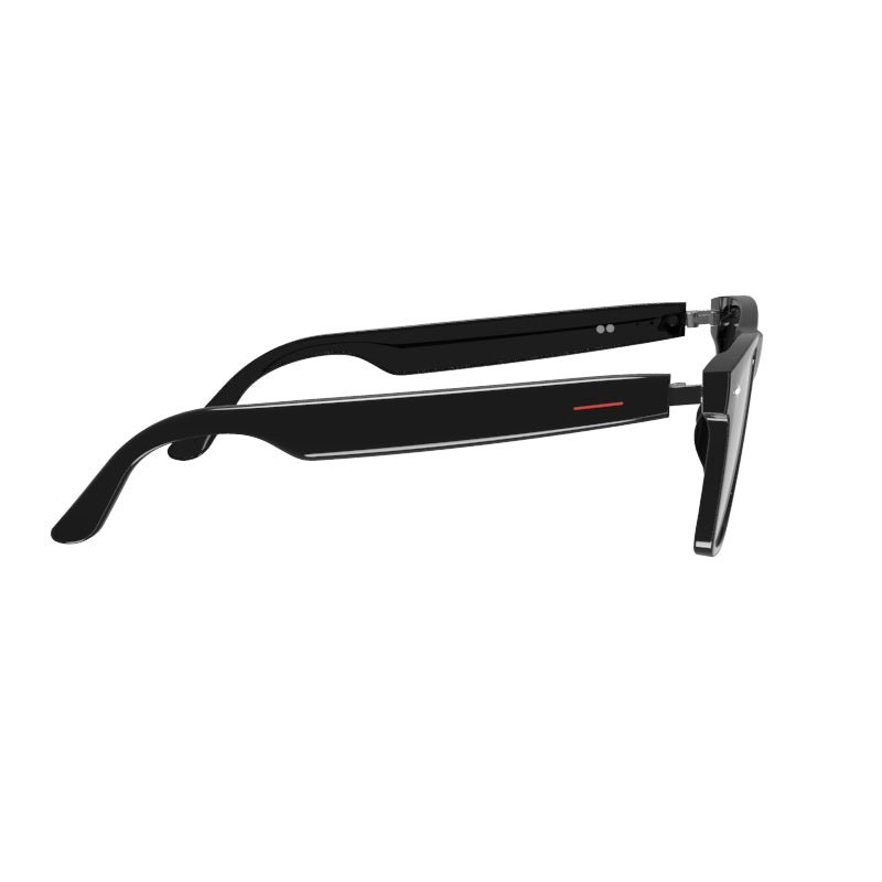 Ochelari inteligenti idealSTORE smartGlasses, conectare Bluetooth, Preluare Apel, Microfon, Ascultare Muzica, Difuzoare incorporate, Sunet Stereo, Sunet Notificari, Lentile Cu Protectie UV Negre, Rezistent la Apa