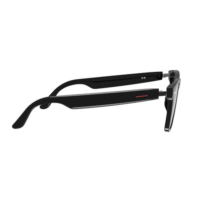 Ochelari inteligenti idealSTORE smartGlasses, conectare Bluetooth, Preluare Apel, Microfon, Ascultare Muzica, Difuzoare incorporate, Sunet Stereo, Sunet Notificari, Lentile Cu Protectie UV Negre, Rezistent la Apa