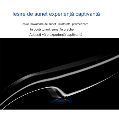 Ochelari inteligenti idealSTORE smartGlasses, conectare Bluetooth, Preluare Apel, Microfon, Ascultare Muzica, Difuzoare incorporate, Sunet Stereo, Sunet Notificari, Lentile Cu Protectie UV Negre, Rezistent la Apa