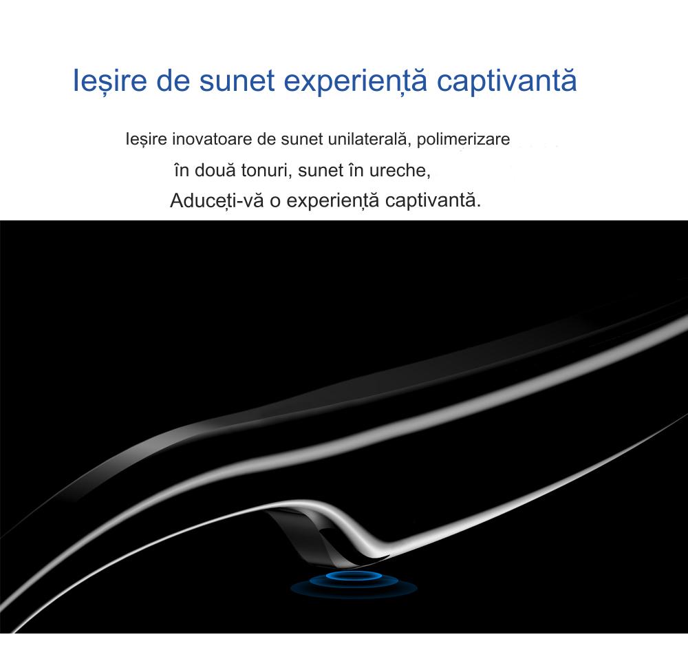 Ochelari inteligenti idealSTORE smartGlasses, conectare Bluetooth, Preluare Apel, Microfon, Ascultare Muzica, Difuzoare incorporate, Sunet Stereo, Sunet Notificari, Lentile Cu Protectie, Rezistent la Apa