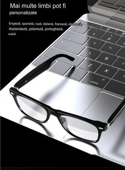 Ochelari inteligenti idealSTORE smartGlasses, conectare Bluetooth, Preluare Apel, Microfon, Ascultare Muzica, Difuzoare incorporate, Sunet Stereo, Sunet Notificari, Lentile Cu Protectie, Rezistent la Apa