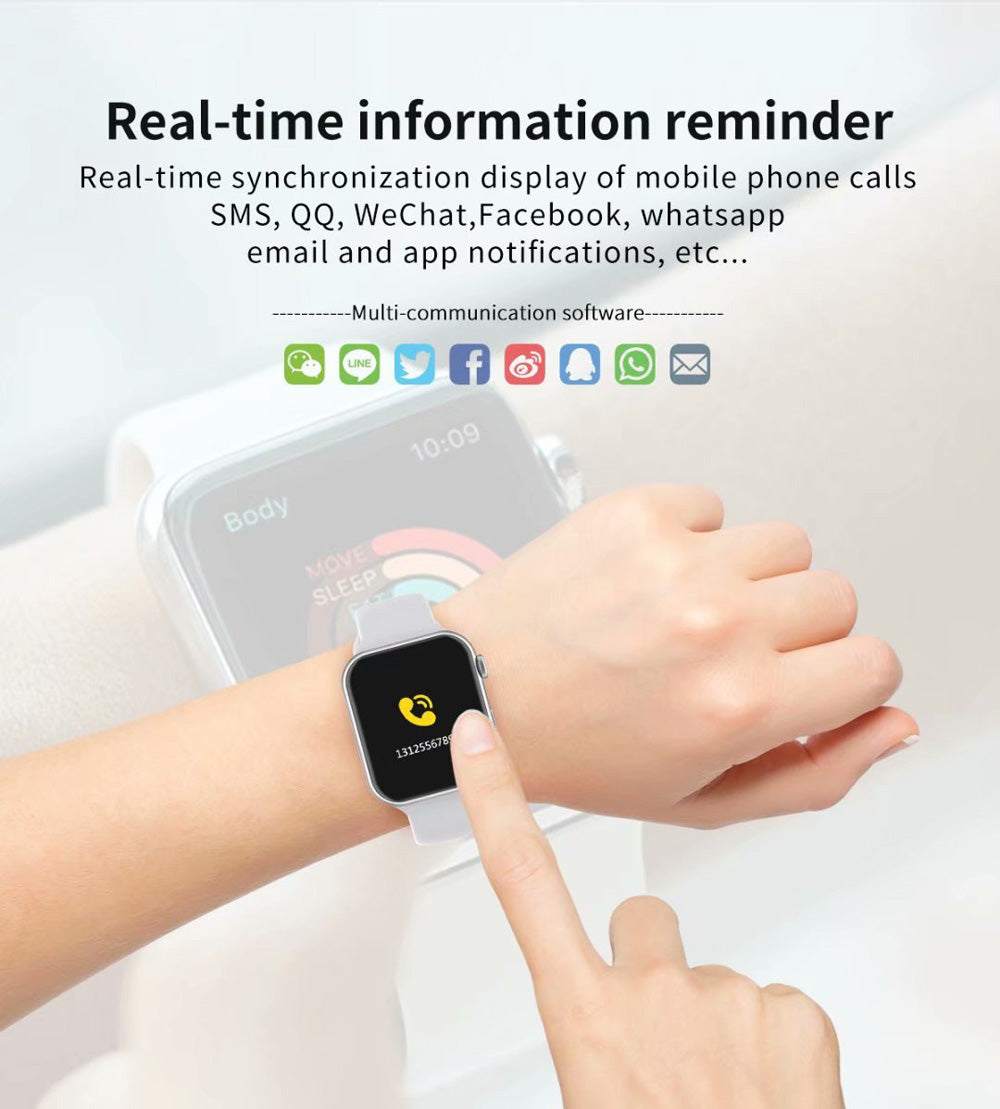 Ceas SmartWatch inteligent WEAR Health Media, Display IPS 1.54 inch, Frecventa cardiaca, ECG, Control pasi, Cronometru, Alarma, Monitorizarea somnului, Memento sedentar, Functie Anti-lost, Asistenta GPS, Bratara silicon black