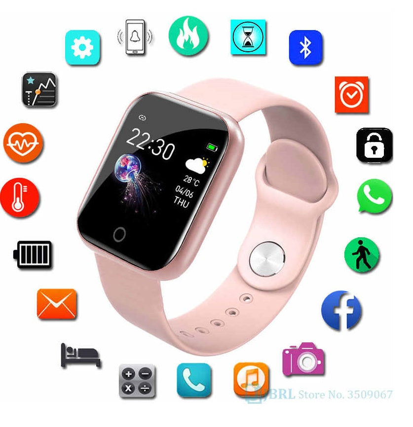 Ceas SmartWatch si Bratara Fitness IdealSTORE 88, Bratara Metalica Magnetica, Monitorizare ritm cardiac, Tensiune arteriala, Bluetooth, Notificari Apeluri, Facebook, Sms, Rezistent la apa IP 67, Ecran 1.30, + Bratara de Silicon, PINK