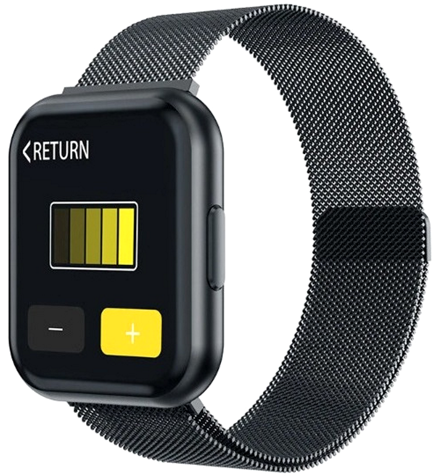 Ceas SmartWatch si Bratara Fitness IdealSTORE 88, Bratara Metalica Magnetica, Monitorizare ritm cardiac, Tensiune arteriala, Bluetooth, Notificari Apeluri, Facebook, Sms, Rezistent la apa IP 67, Ecran 1.30, + Bratara de Silicon, BLACK