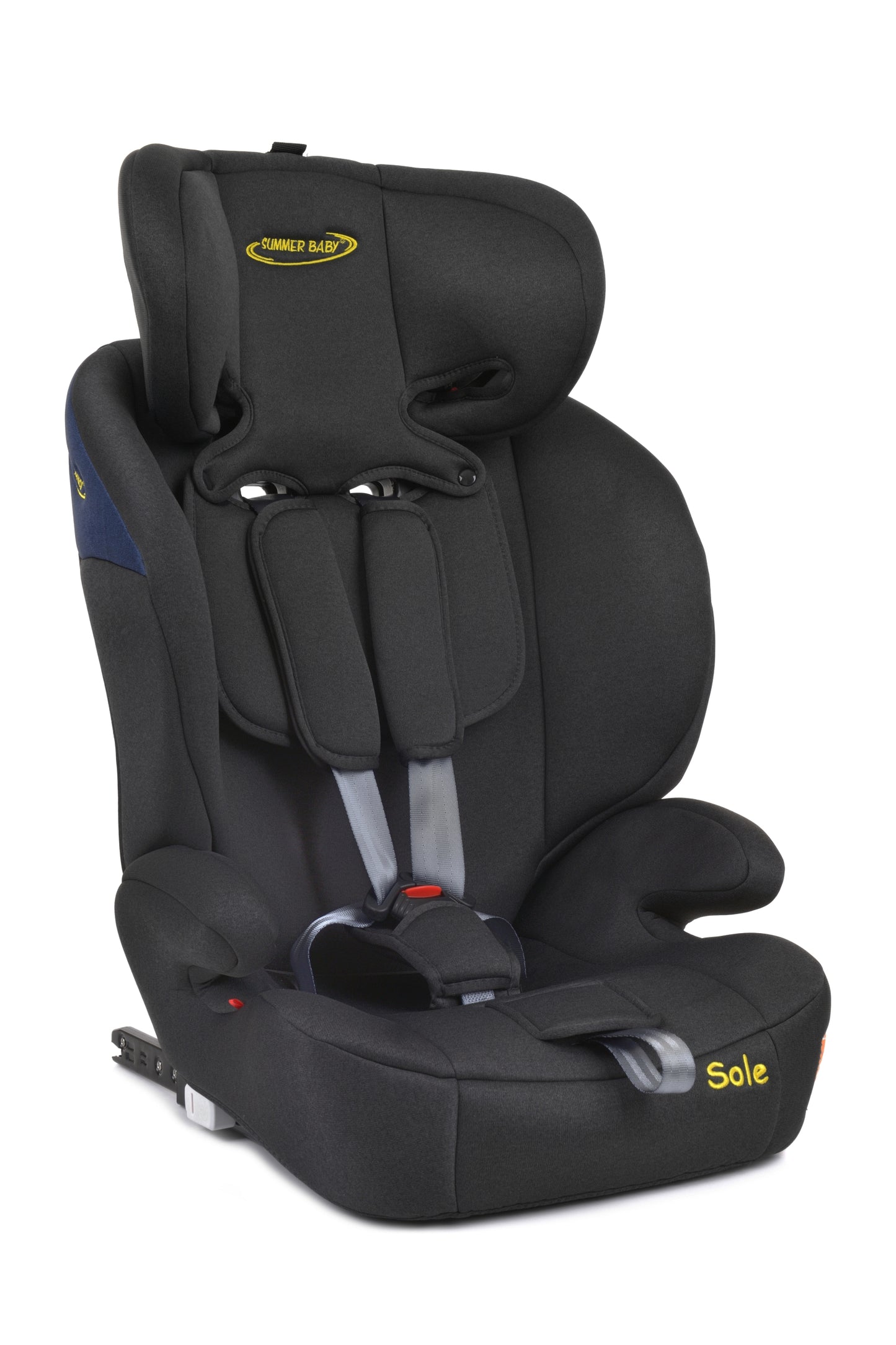 Scaun Auto Profesional Dedicat Pentru Copil Baby Jolie SOLE IDl Collection, Tehnologie Isofix, Grupa Greutate 9-36 Kg, Centuri de Siguranta In 5 Puncte, Reglarea Inaltimii Tetierei, Albastru