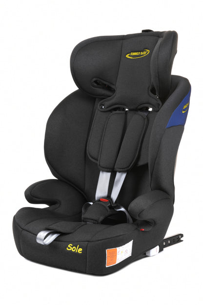 Scaun Auto Profesional Dedicat Pentru Copil Baby Jolie SOLE IDl Collection, Tehnologie Isofix, Grupa Greutate 9-36 Kg, Centuri de Siguranta In 5 Puncte, Reglarea Inaltimii Tetierei, Albastru