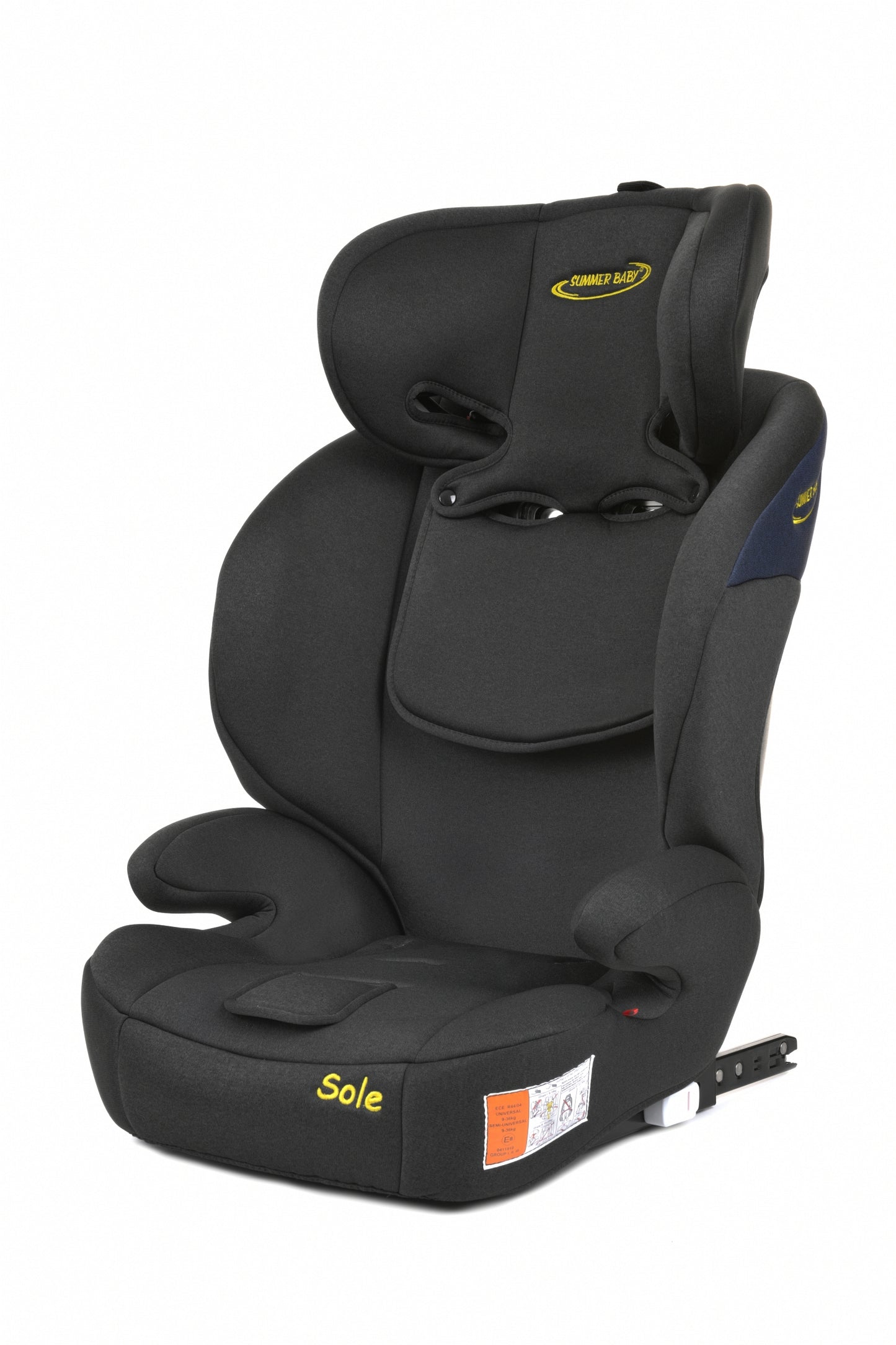 Scaun Auto Profesional Dedicat Pentru Copil Baby Jolie SOLE IDl Collection, Tehnologie Isofix, Grupa Greutate 9-36 Kg, Centuri de Siguranta In 5 Puncte, Reglarea Inaltimii Tetierei, Albastru