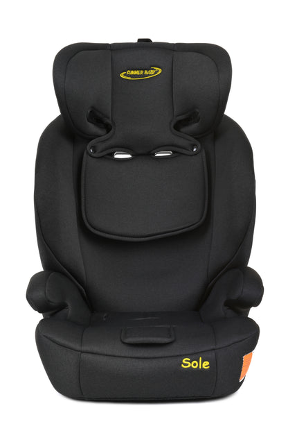 Scaun Auto Profesional Dedicat Pentru Copil Baby Jolie SOLE IDl Collection, Tehnologie Isofix, Grupa Greutate 9-36 Kg, Centuri de Siguranta In 5 Puncte, Reglarea Inaltimii Tetierei, Gri