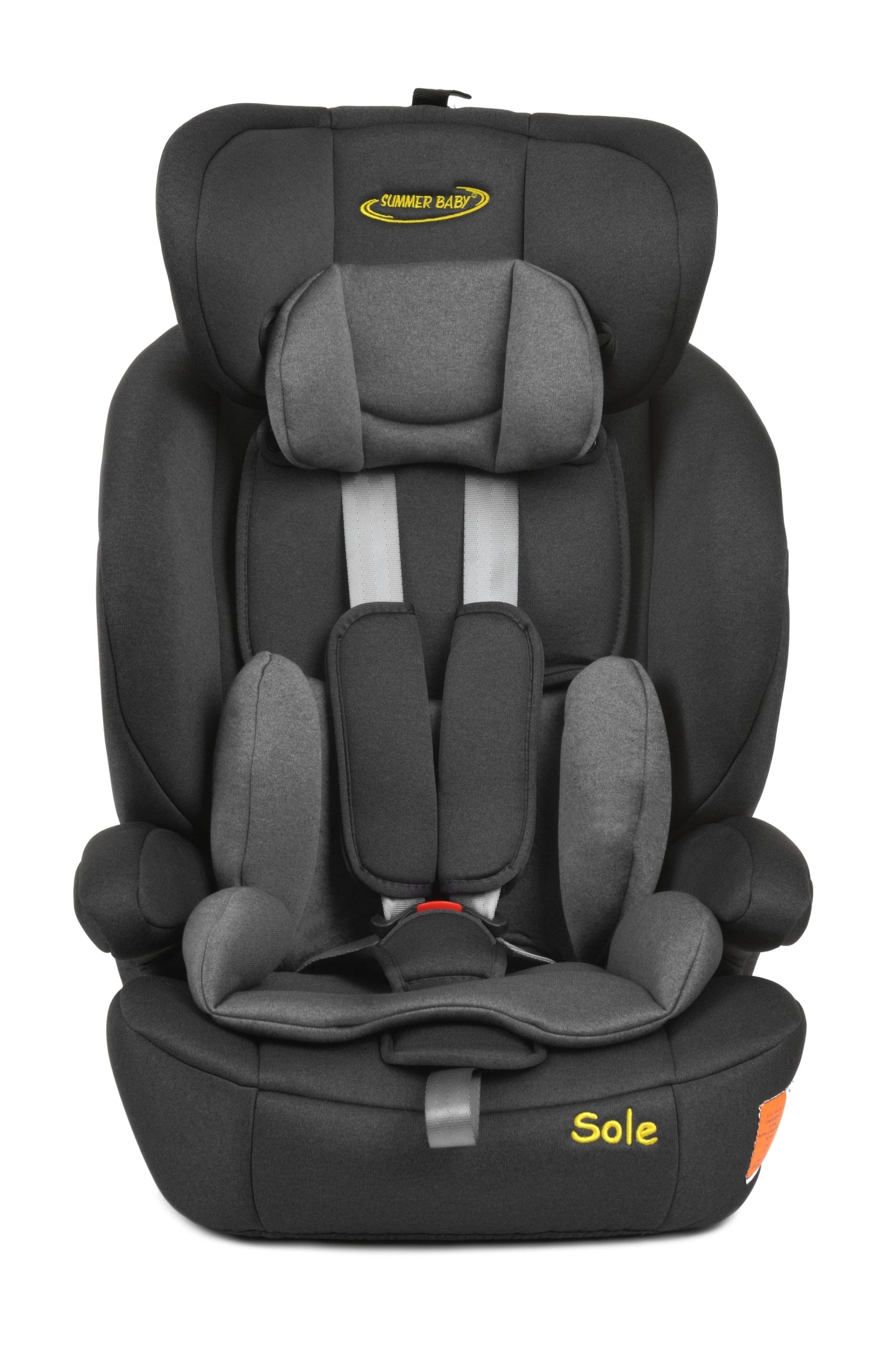 Scaun Auto Profesional Dedicat Pentru Copil Baby Jolie SOLE IDl Collection, Tehnologie Isofix, Grupa Greutate 9-36 Kg, Centuri de Siguranta In 5 Puncte, Reglarea Inaltimii Tetierei, Gri