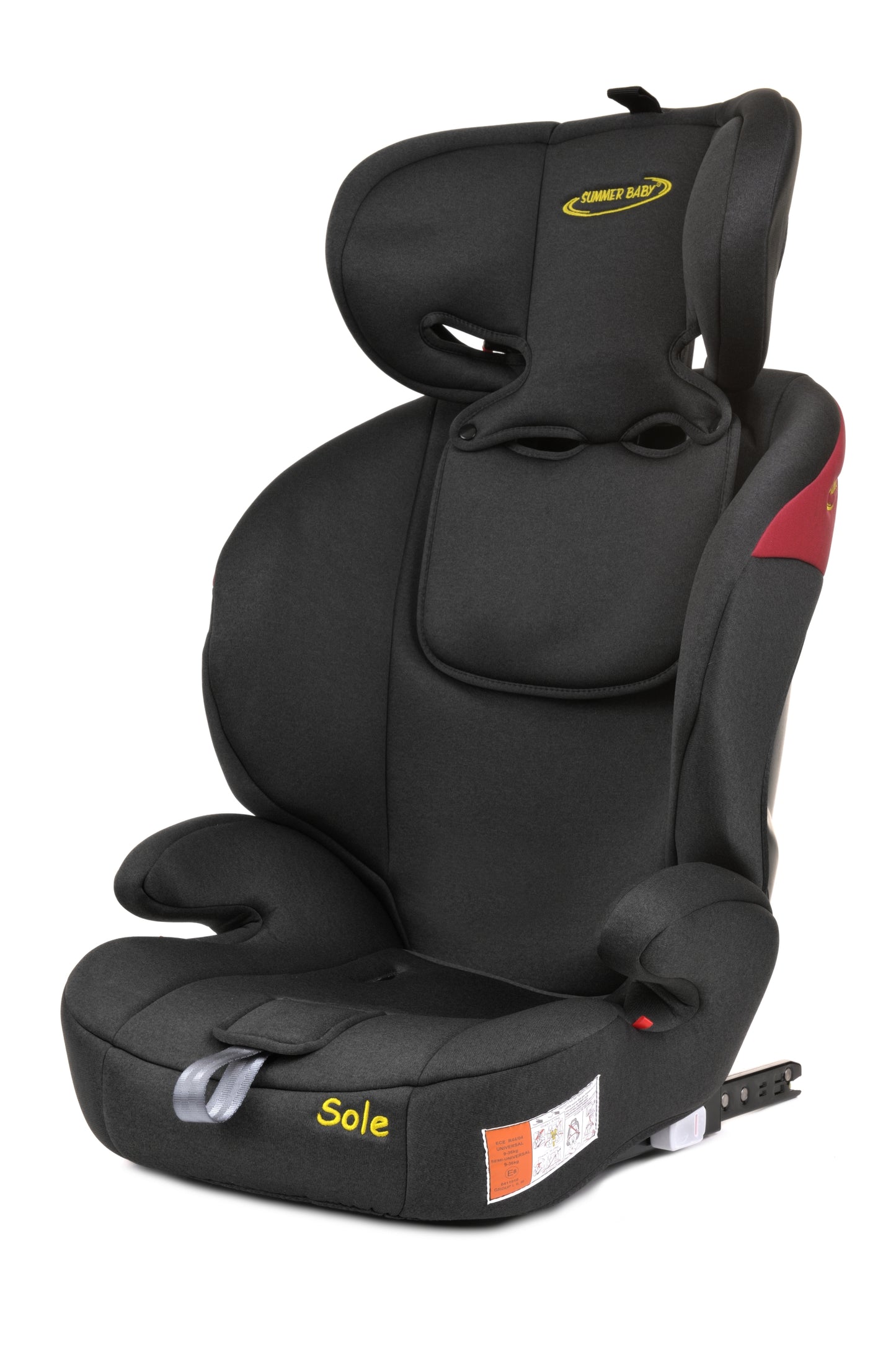 Scaun Auto Profesional Dedicat Pentru Copil Baby Jolie SOLE IDl Collection, Tehnologie Isofix, Grupa Greutate 9-36 Kg, Centuri de Siguranta In 5 Puncte, Reglarea Inaltimii Tetierei, Rosu