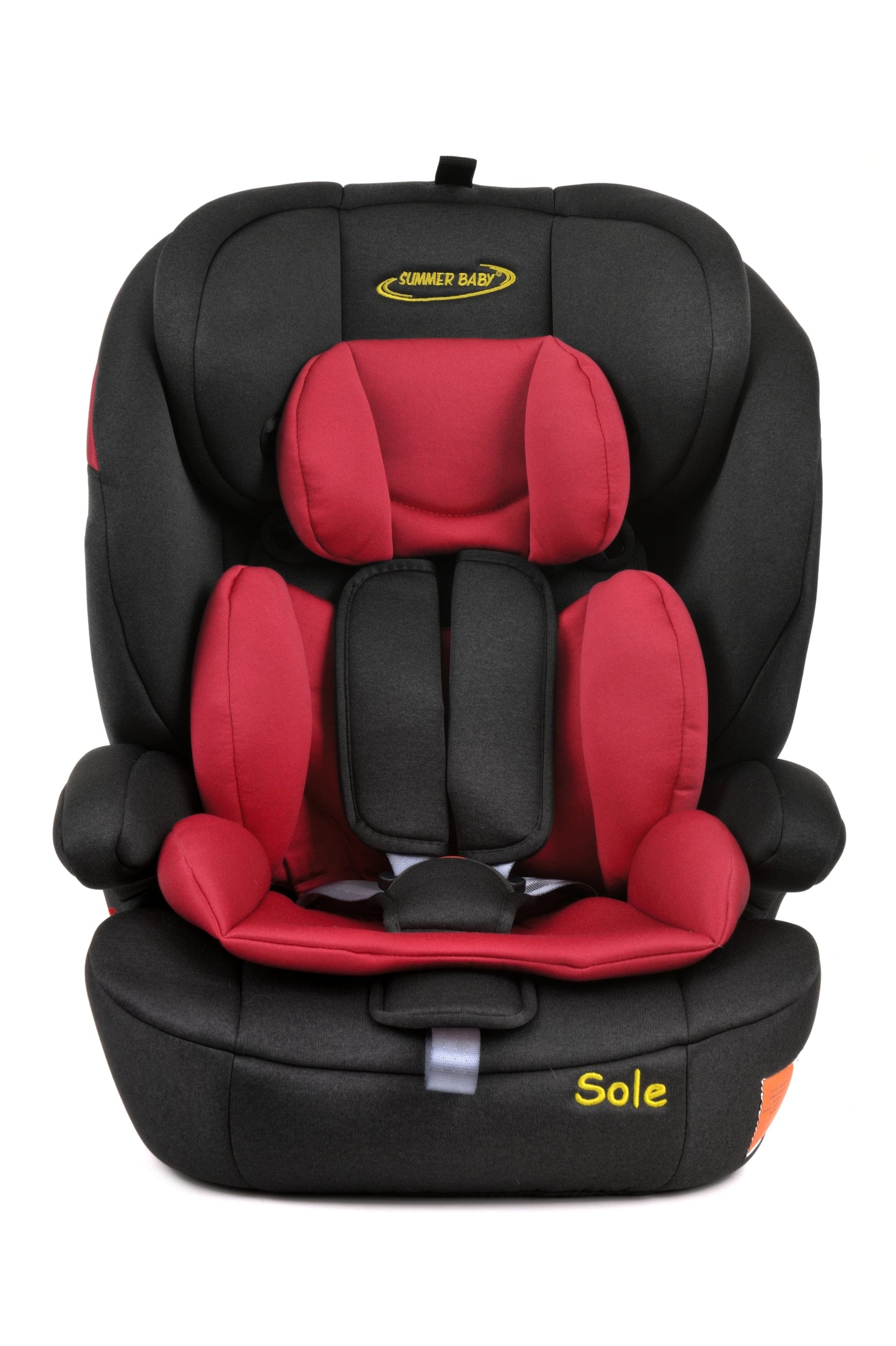 Scaun Auto Profesional Dedicat Pentru Copil Baby Jolie SOLE IDl Collection, Tehnologie Isofix, Grupa Greutate 9-36 Kg, Centuri de Siguranta In 5 Puncte, Reglarea Inaltimii Tetierei, Rosu