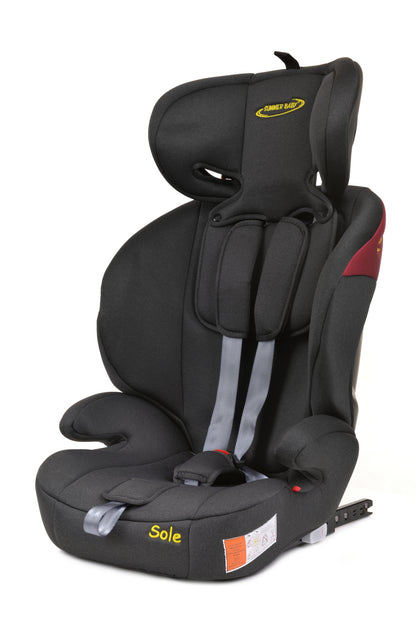 Scaun Auto Profesional Dedicat Pentru Copil Baby Jolie SOLE IDl Collection, Tehnologie Isofix, Grupa Greutate 9-36 Kg, Centuri de Siguranta In 5 Puncte, Reglarea Inaltimii Tetierei, Rosu