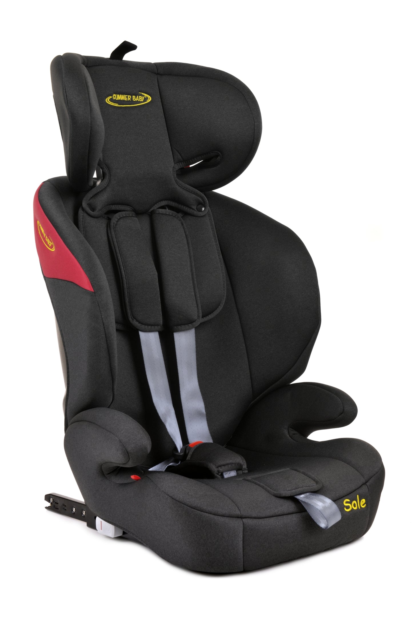Scaun Auto Profesional Dedicat Pentru Copil Baby Jolie SOLE IDl Collection, Tehnologie Isofix, Grupa Greutate 9-36 Kg, Centuri de Siguranta In 5 Puncte, Reglarea Inaltimii Tetierei, Rosu