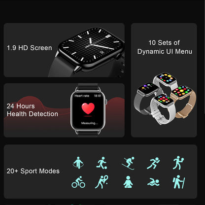 Ceas Smartwatch Star Collection IdealStore, Ecran Tactil 1.85 inch, NFC, Preluare Apeluri si Mesaje Bluetooth, Monitorizare Ritm Cardiac si Somn, Difuzor si Microfon incorporat, IP67, Alarma, Android-IOS, Metal Silver
