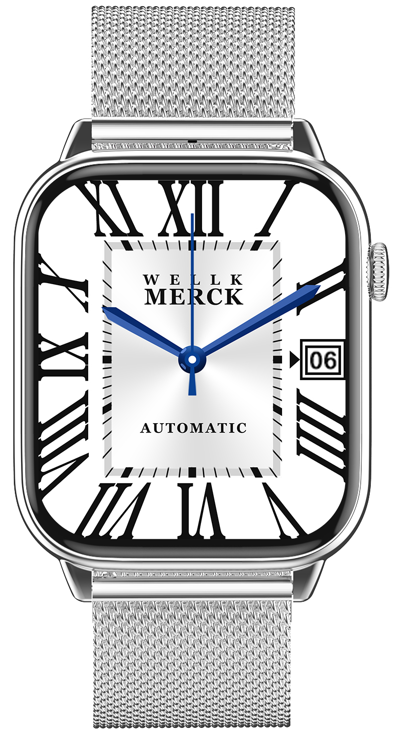 Ceas Smartwatch Star Collection IdealStore, Ecran Tactil 1.85 inch, NFC, Preluare Apeluri si Mesaje Bluetooth, Monitorizare Ritm Cardiac si Somn, Difuzor si Microfon incorporat, IP67, Alarma, Android-IOS, Metal Silver