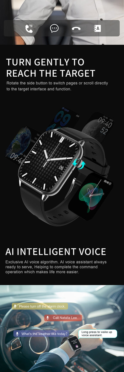 Ceas Smartwatch Star Collection IdealStore, Ecran Tactil 1.85 inch, NFC, Preluare Apeluri si Mesaje Bluetooth, Monitorizare Ritm Cardiac si Somn, Difuzor si Microfon incorporat, IP67, Alarma, Android-IOS, Silicon Gri