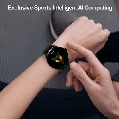 Ceas Smartwatch idealSTORE STMone, Apel Bluetooth, Asistent Vocal, Ecran AMOLED, 100+ Moduri Sport, Aplicatie Menstruala, Management Somn, Monitorizare Sanatate, Ritm Cardiac, Oxigen, NFC, Bratara Silicon Black