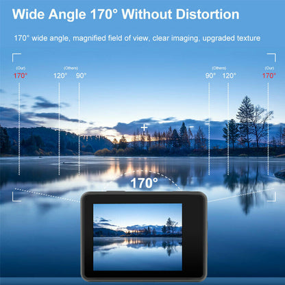 Camera de Actiune Multifunctionala SuperSonic idealSTORE, Ecran Dublu Color Tactil IPS, WIFI, Rezolutie 4K Ultra HD 30FPS/60FPS, Waterproof Sports DV, Anti-Shake, Unghi de 170, Microfon, Zoom Digital 4x, Telecomanda Impermeabila, Stabilizator Imagine