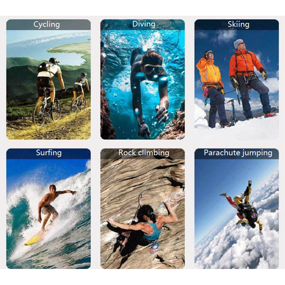 Camera de Actiune Multifunctionala SuperSonic idealSTORE, Ecran Dublu Color Tactil IPS, WIFI, Rezolutie 4K Ultra HD 30FPS/60FPS, Waterproof Sports DV, Anti-Shake, Unghi de 170, Microfon, Zoom Digital 4x, Telecomanda Impermeabila, Stabilizator Imagine