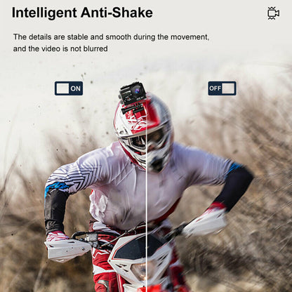 Camera de Actiune Multifunctionala SuperSonic idealSTORE, Ecran Dublu Color Tactil IPS, WIFI, Rezolutie 4K Ultra HD 30FPS/60FPS, Waterproof Sports DV, Anti-Shake, Unghi de 170, Microfon, Zoom Digital 4x, Telecomanda Impermeabila, Stabilizator Imagine