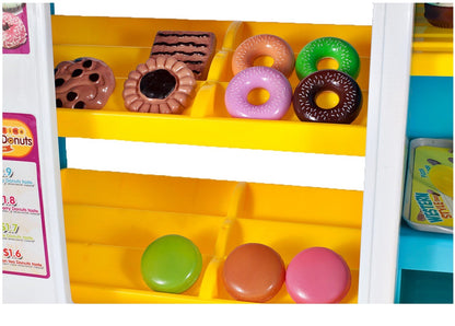 Supermarket joaca copii My Little Bussines 89cm inaltime , cu sunete , casa de marcat, scanner de produse , multitudine de accesorii