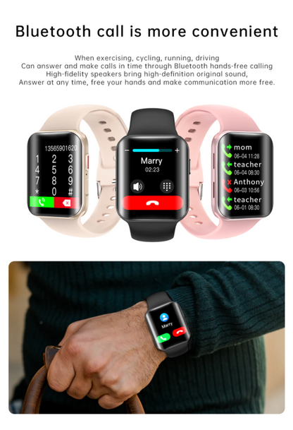 Ceas Smartwatch Pro Detail idealStore, Ecran Curbat 1.54 inch, Rezistent la Apa, Compatibil iOS si Android, Apel Vocal, Ritm Cardiac, Monitorizarea Somnului, Pedometru, Sport, Momento Negru