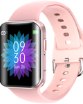 Ceas Smartwatch Pro Detail idealStore, Ecran Curbat 1.54 inch, Rezistent la Apa, Compatibil iOS si Android, Apel Vocal, Ritm Cardiac, Monitorizarea Somnului, Mod Sport Roz