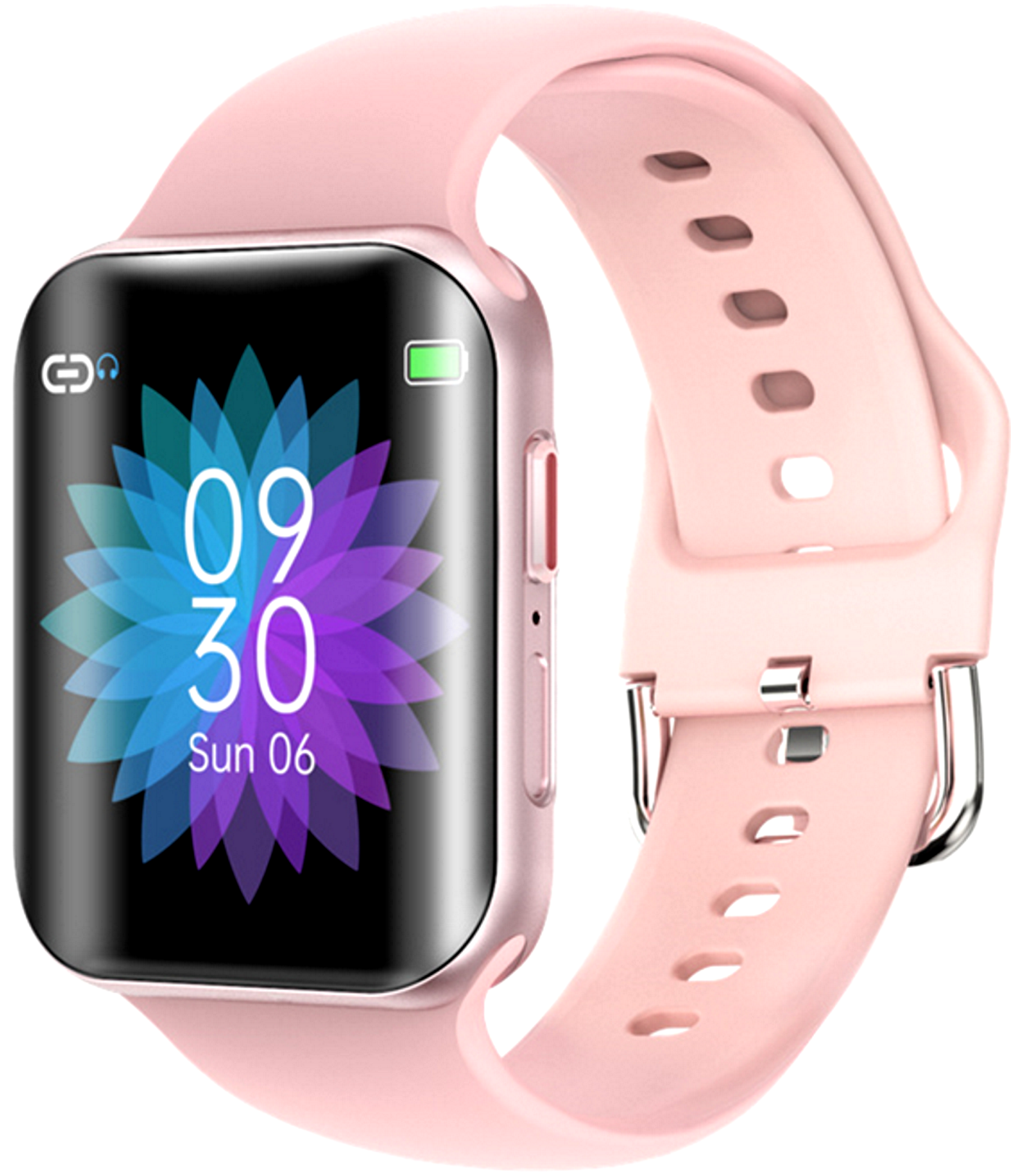 Ceas Smartwatch Pro Detail idealStore, Ecran Curbat 1.54 inch, Rezistent la Apa, Compatibil iOS si Android, Apel Vocal, Ritm Cardiac, Monitorizarea Somnului, Mod Sport Roz