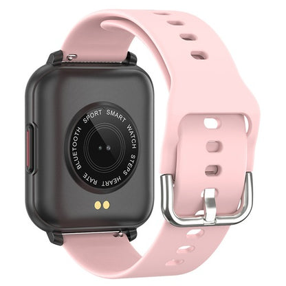 Ceas Smartwatch idealSTORE Trend 82, Display TFT de 1.55 inch cu margini curbate, Monitorizeaza ritmul cardiac, Tensiunea arteriala, Oxigenul din sange, Somnul, Caloriile arse, Roz