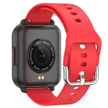 Ceas Smartwatch idealSTORE Trend 82, Display TFT de 1.55 inch cu margini curbate, Monitorizeaza ritmul cardiac, Tensiunea arteriala, Oxigenul din sange, Somnul, Caloriile arse, Rosu