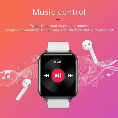 Ceas Smartwatch idealSTORE Trend 82, Display TFT de 1.55 inch cu margini curbate, Monitorizeaza ritmul cardiac, Tensiunea arteriala, Oxigenul din sange, Somnul, Caloriile arse, Alb