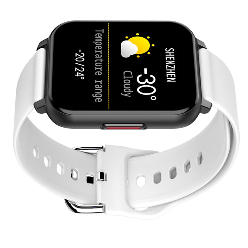 Ceas Smartwatch idealSTORE Trend 82, Display TFT de 1.55 inch cu margini curbate, Monitorizeaza ritmul cardiac, Tensiunea arteriala, Oxigenul din sange, Somnul, Caloriile arse, Alb