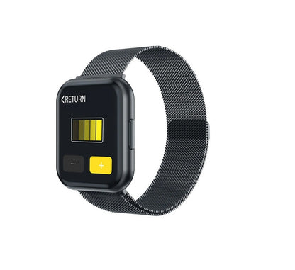 Ceas SmartWatch si Bratara Fitness IdealSTORE TITAN 88, Bratara Metalica Magnetica, Monitorizare ritm cardiac, Tensiune arteriala, Bluetooth, Notificari Apeluri, Facebook, Sms, Rezistent la apa IP 67, Ecran 1.30, + Bratara de Silicon, BLACK