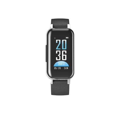 Bratara Fitness 2in1 Smart Time 89 cu Casti Bluetooth, Versiune Bluetooth 5.0, Monitorizare Ritm Cardiac, Tensiometru, Pedometru, Calorii, Distanta Parcursa, Monitorizare Somn, Sedentarism, Bratara Silicon Neagra, Culoare Negru