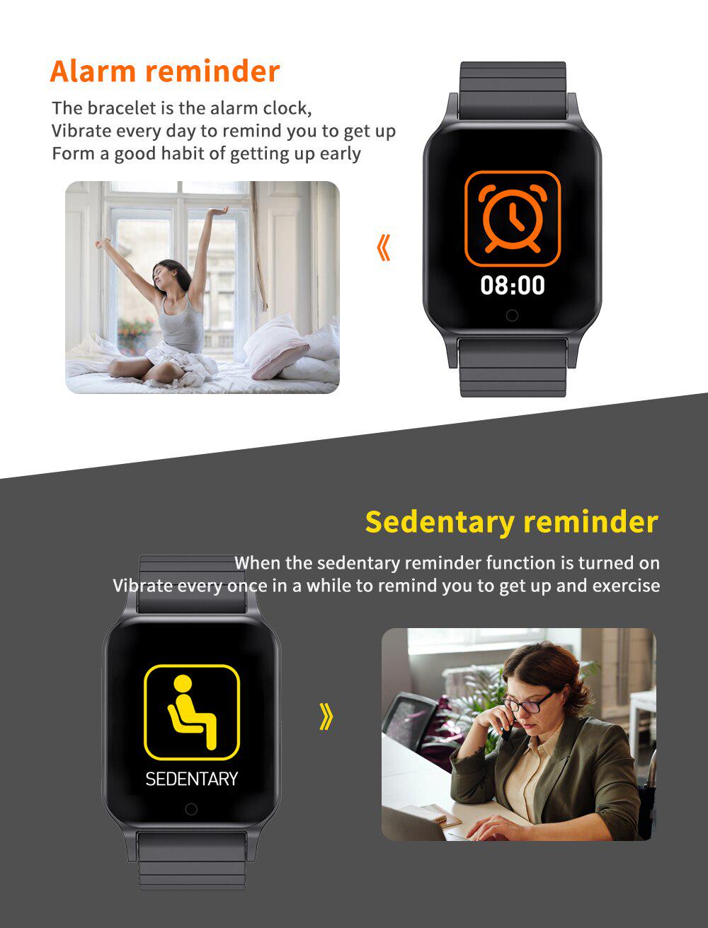 Ceas SmartWatch idealStore NEW SmarT 96, Monitorizare a Sanatatii - Masurare Ritm Cardiac, Tensiune, Memento, Masurare Temperatura Corporala, Monitorizare Oxigen, Modul Multi-Sport, IP67, Negru