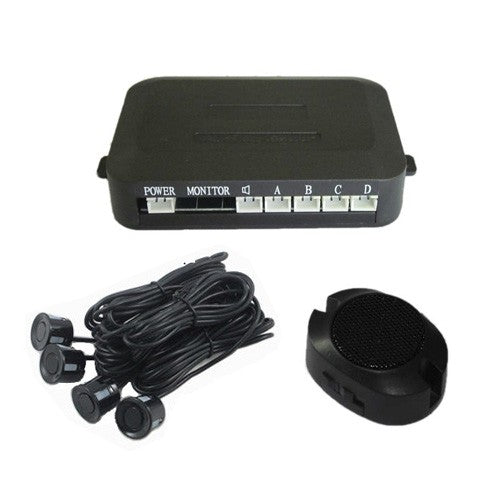 Senzori parcare idealSTORE cu sunet, buzzer BEEP - BEEP, freza de gaurit, cablaj