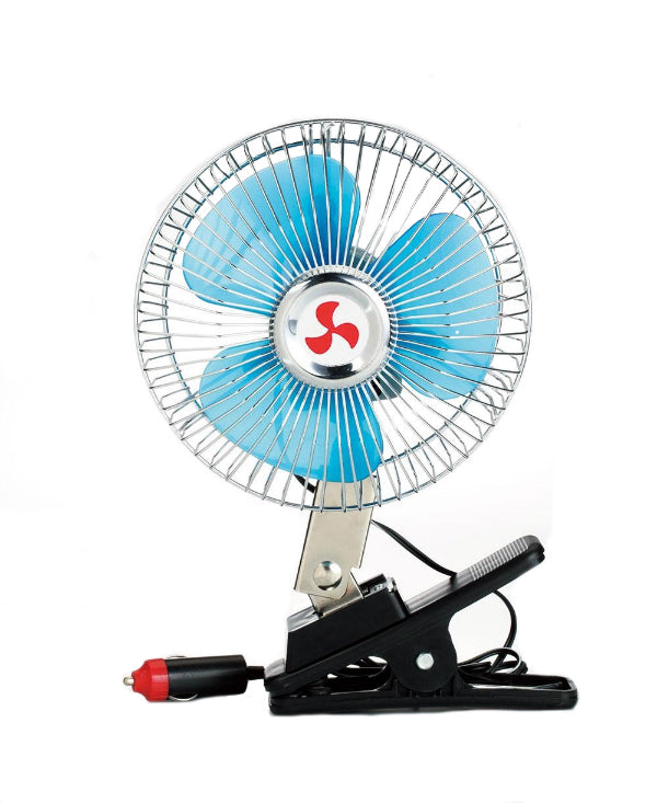 Ventilator auto IdealSTORE, Diametru palete ventilator 16 cm, Diametru total 22 cm, Alimentare 12V