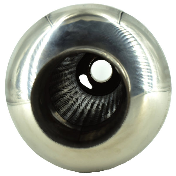 Toba sport IdealSTORE din Inox cu sillencer, Se poate regla sunetul, Lungime totala 46 cm, Intrare 5 cm, Iesire 9 cm