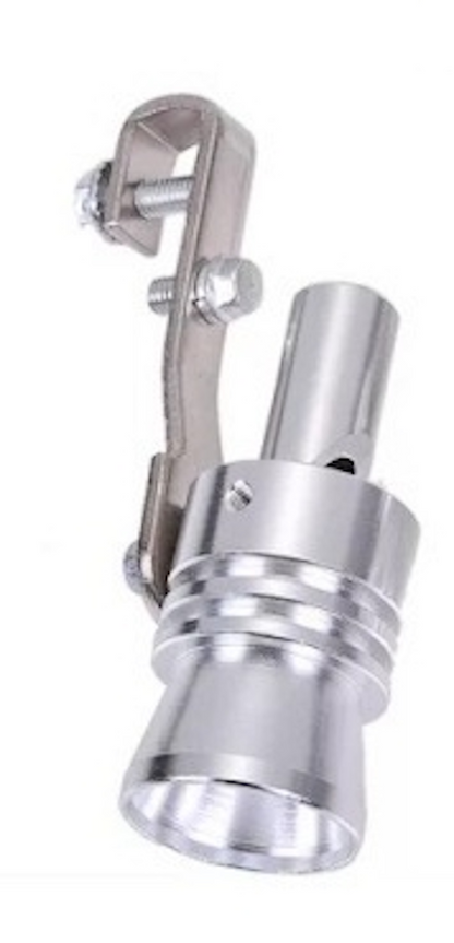 Fluier Toba idealStore MotoRace, Capacitate motor 1000 - 1600 cc, Turbo Sound, din metal, culore Gri