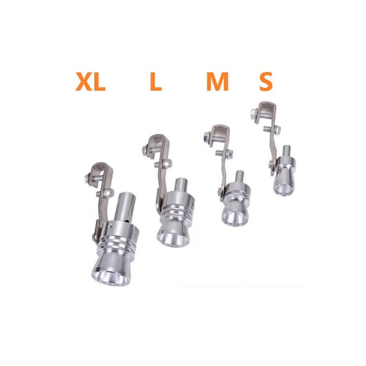 Fluier Toba idealStore MotoRace, Capacitate motor 1000 - 1600 cc, Turbo Sound, din metal, culore Gri