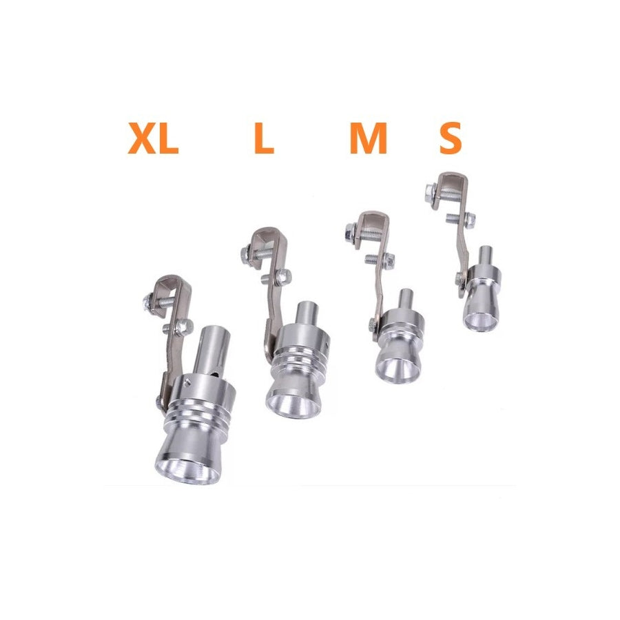 Fluier Toba idealStore MotoRace, Capacitate motor 1600 - 2000 cc, Turbo Sound, din metal, culore Gri