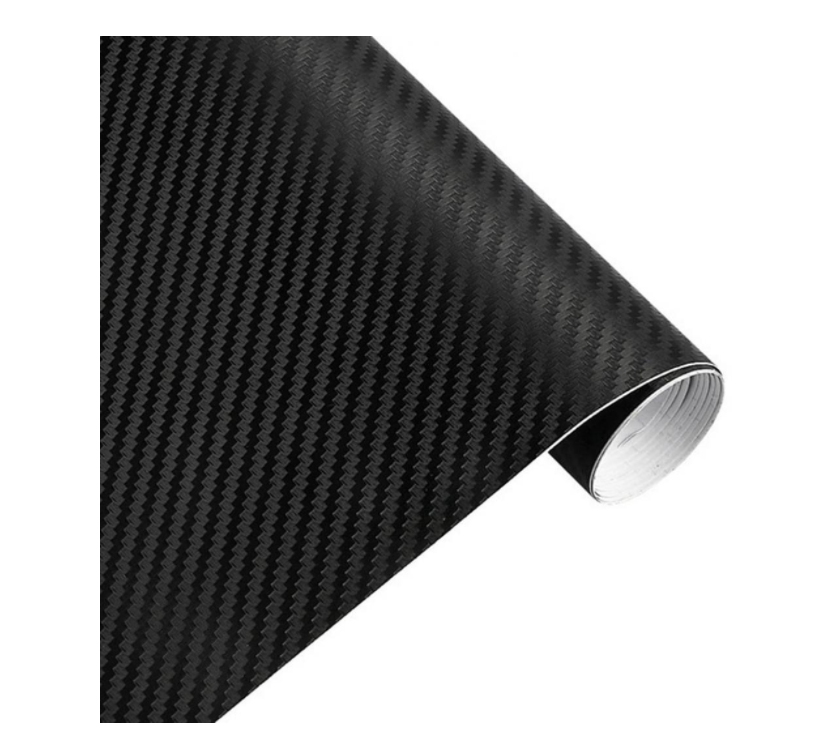 Rola Folie Carbon idealStore 3D Negru, 1.27 m x 30 m