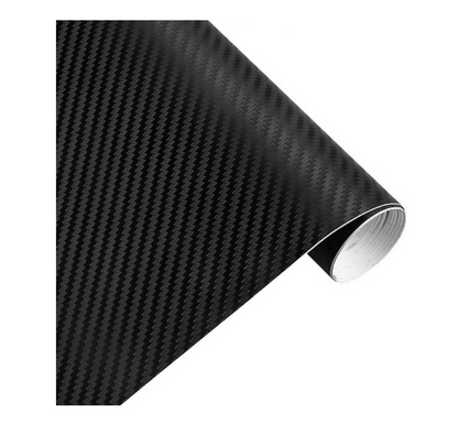 Rola Folie Carbon idealStore 3D Negru, 1.27 m x 30 m